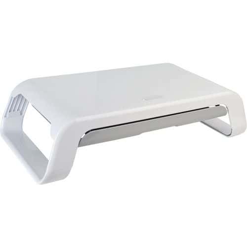 High gloss white monitor stand - DESQ