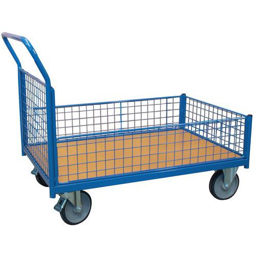 Trolley with 1 back and 3 half sides - 500 kg - FIMM