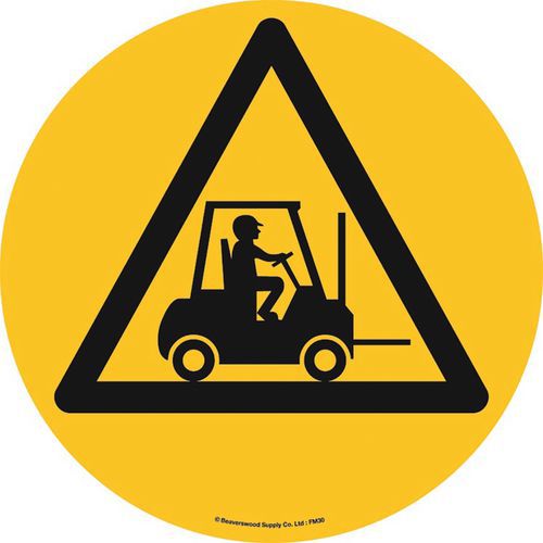 Floor marking - Pictogram - Forklift truck area - Tape