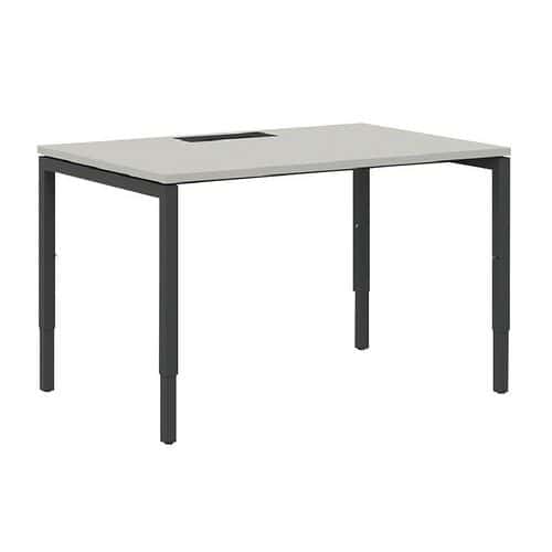 Misao straight desk 160 cm, U-shaped adjustable legs - Manutan Expert
