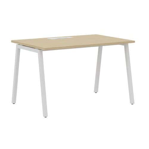 Misao straight desk 120 cm, A-shaped legs - Manutan Expert