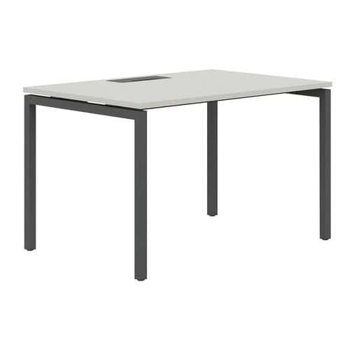 Misao straight desk 120 cm, U-shaped legs - Manutan Expert