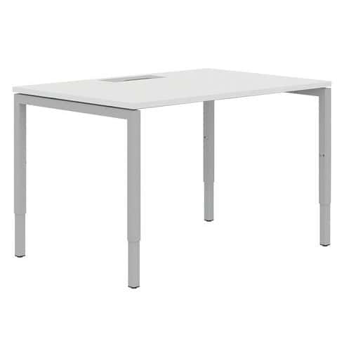 Misao straight desk 180 cm, U-shaped adjustable legs - Manutan Expert