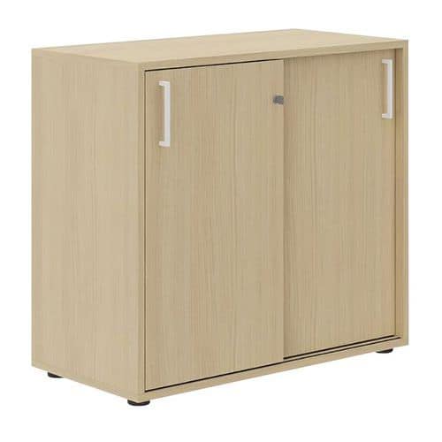 Misao cabinet with sliding doors, height 75 cm - Manutan Expert