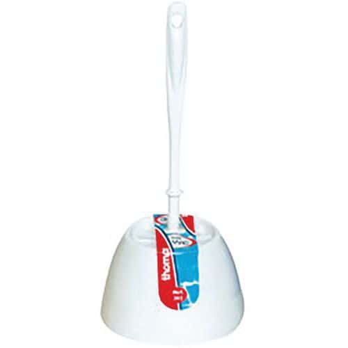 Brush holder with PVC toilet brush - Thomas