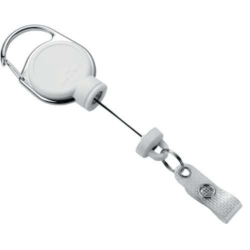 Reel with press stud for badge holder - Durable