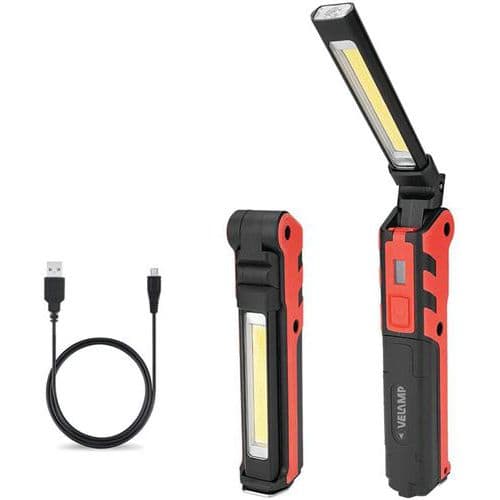 Rechargeable inspection light + multifunction torch kit - Velamp