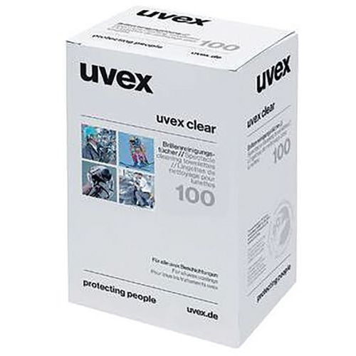 Wipes for safety glasses - Uvex