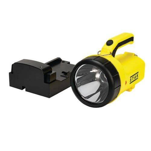 ATEX rechargeable 5-W spotlight kit with wall charging base - Velamp