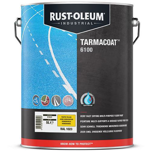 Tarmacoat paint for indoor and outdoor flooring - 5 L - Rust-Oleum