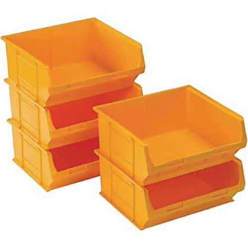 TC6 Storage Stacking Bins - Pack of 5 28.3L Bins - H182xW420xD375mm