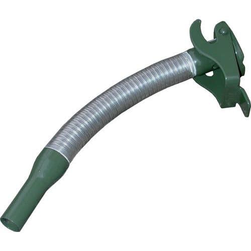 Flexible spout for metal hydrocarbon jerrycan - Forge de Magne