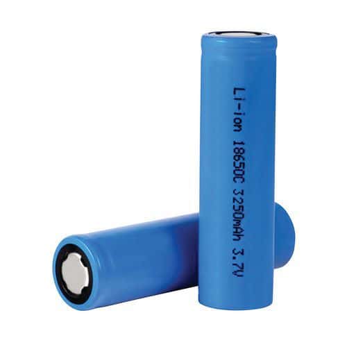 Rechargeable Li-ion 18650 3.7-V 3250-mAh battery