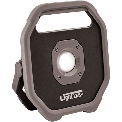 Rechargeable 10W Worklight - 6 Hour Runtime - 50m Beam - Lighthouse