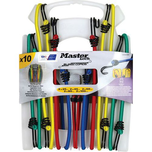 Ratchet Tie Down/Bungee Cord Set - Faithfull