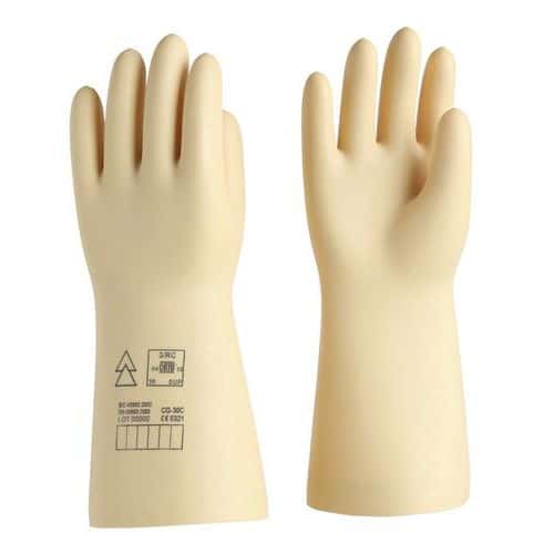 Class 0 1000 V AC electric insulating gloves - CATU