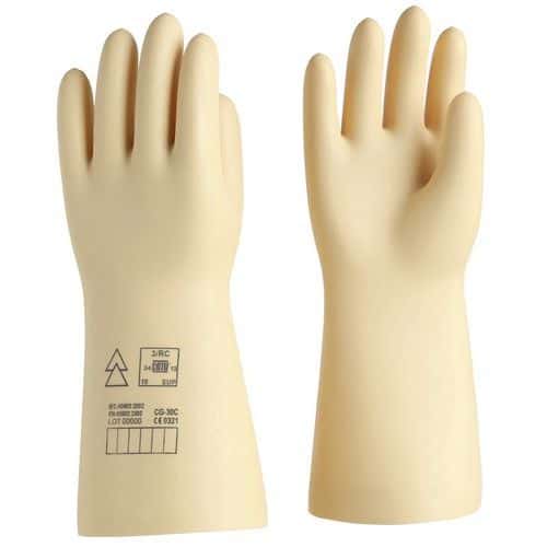 Class 0 1000 V AC electric insulating gloves - CATU