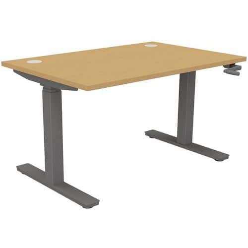 Height Adjustable Home/Office Desk - Hand Crank - ENVOL Classic