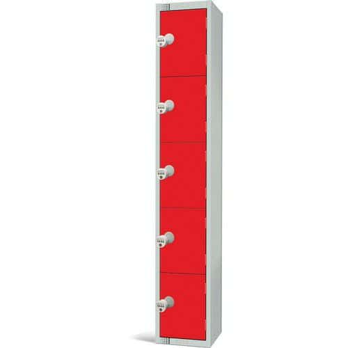 Elite Storage Lockers - 1-8 Doors - Combation Locks - 1800x300x300mm