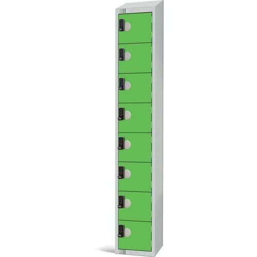 Elite Storage Lockers - 1-8 Doors - Electronic Locks - 1950x300x300mm