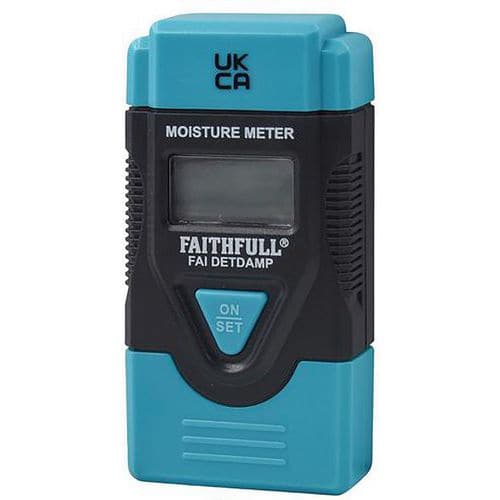 LCD Small Digital Damp Meter/Moisture Detector - Faithfull