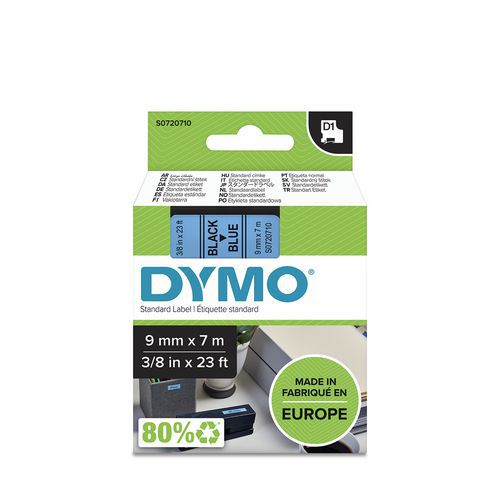 D1 tape cartridge, width 9 mm - Dymo