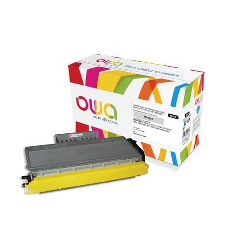 Standard-cap. toner compatible w. Brother TN3230 Black - OWA