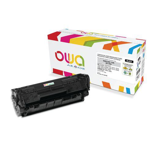 Standard-capacity toner, compatible with HP 12 A Black - OWA