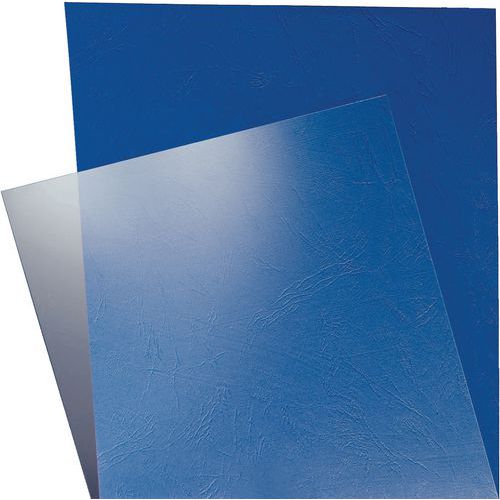 PVC binding cover - For binding machines - Box of 100 - Leitz