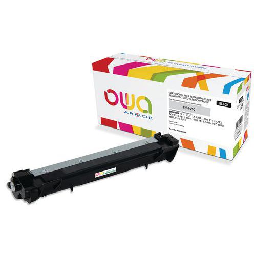 Standard-capacity toner, compatible with Brother TN-1050 Black - OWA