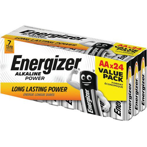 Power AA alkaline battery value box - Pack of 24 - Energizer