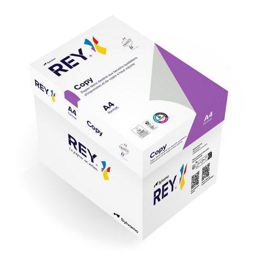 Rey Copy paper, A4, 80 g, pack of 5 reams