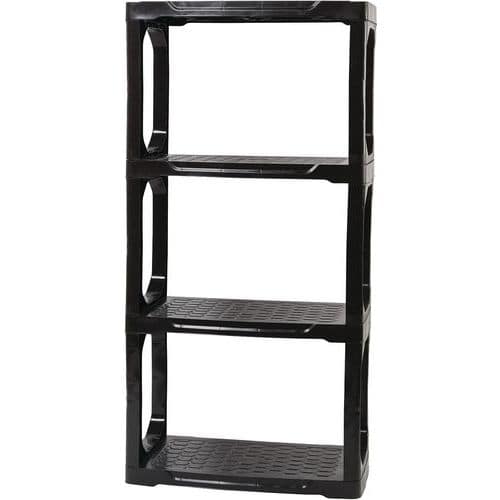 Plastic Shelving Unit - Heavy Duty - 4  Shelves - Strata