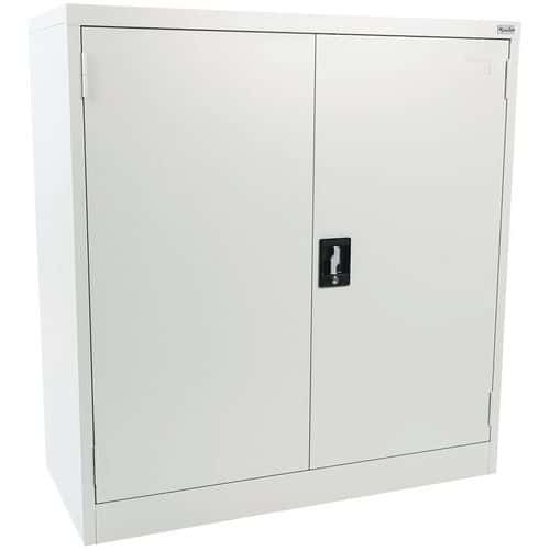 Metal Office Cupboard - General Storage - Lockable -1m High - Manutan Expert