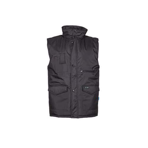 Inga sleeveless work vest, black - Sioen