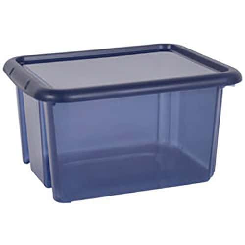 Storage box with snap-on lid - Eda