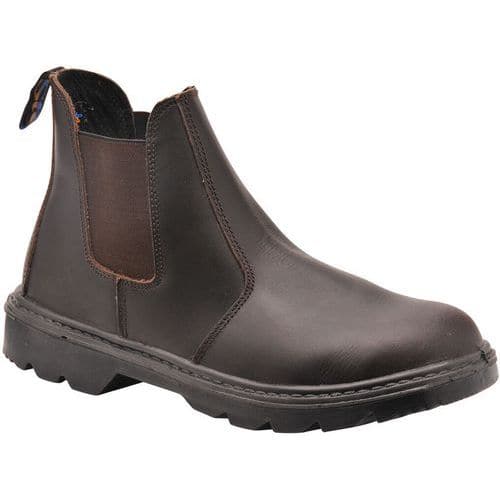 Dealer Leather Boots/Shoes - Brown Or Black - Size 38-48 - Portwest