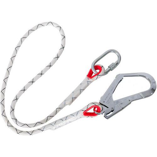 1.5m Lanyard - Carabiner & Scaffold Hook - High Quality Rope -Portwest