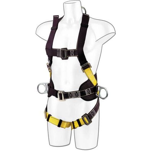 2 Point Black/Yellow Body Harness - Comfort Plus - FP15 Portwest UK