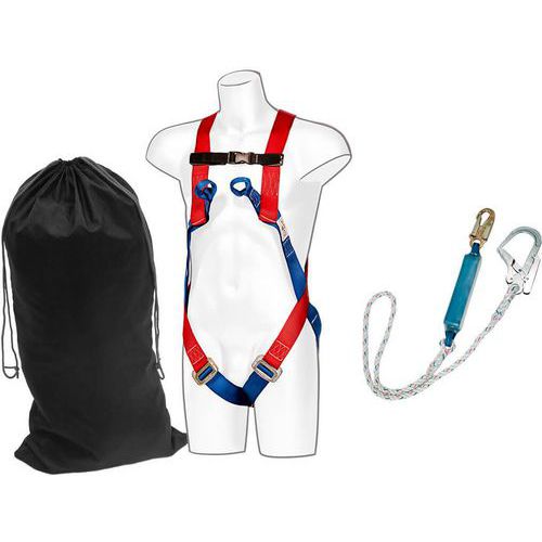 Fall Arrest Kit - Harness, Shock Absorber & Lanyard - FP62 Portwest