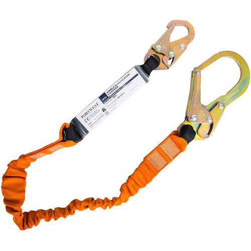 1.8m Single 140kg Lanyard With Shock Absorber - FP74 Portwest UK