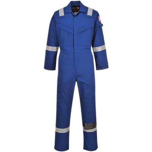 Blue Flame/Static Resistant Boilersuit/Coverall -XS-4XL - Portwest UK