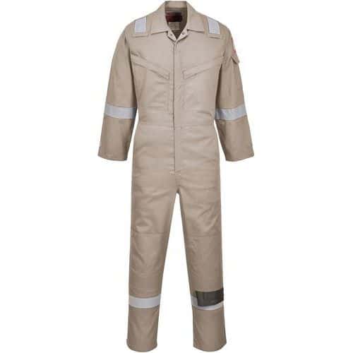 Lightweight Anti-Static Brown Work Boilersuit/Coveralls - Portwest UK