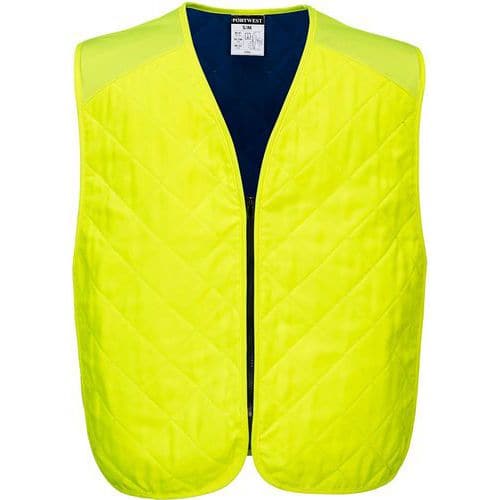 Large Yellow Evaporative Cooling Vest - Small-XXXL - CV09 Portwest UK