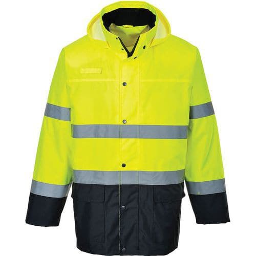 S166 Two-Tone High-Visibility Rain Jacket - Portwest