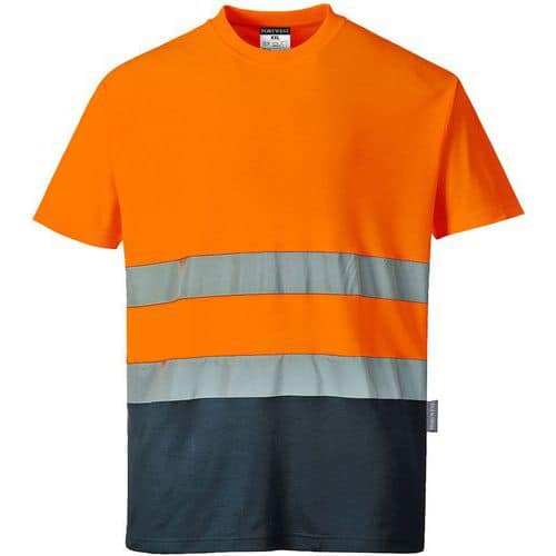 S173 Two Tone Short Sleeve T-Shirt - Portwest