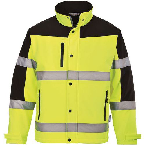 S429 High-Visibility Softshell Jacket - 3 Layers - Portwest