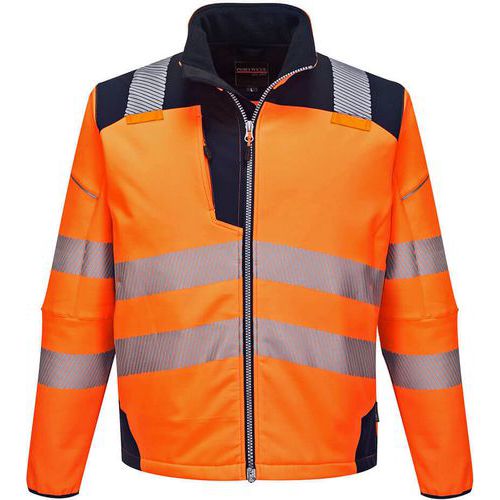 T402 PW3 High-Visibility Softshell Jacket - Portwest