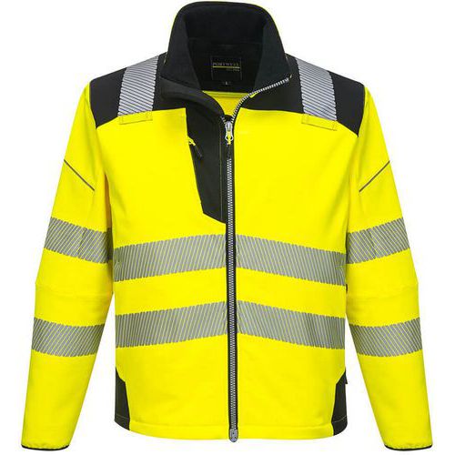 T402 PW3 High-Visibility Softshell Jacket - Portwest