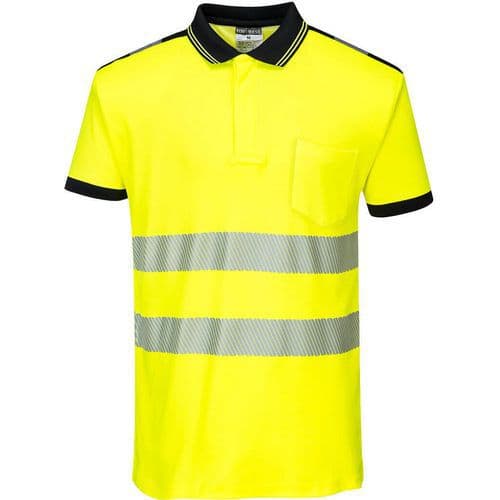 T180 PW3 High-Visibility Short Sleeve Polo Shirt - Portwest